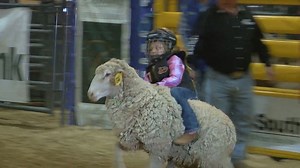 Mutton Bustin’ gives the youngest athletes a chance to be part of the rodeo