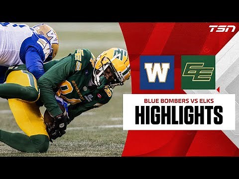 CFL WEEK 19: Winnipeg Blue Bombers vs. Edmonton Elks | FULL HIGHLIGHTS