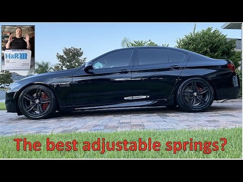 The best lowering springs? H&R VTF Adjustable Springs : BMW F10 528i, 535i, 550i
