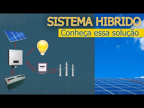 Entenda como funciona o Sistema Híbrido de Energia Solar