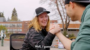 Beat Me at Arm Wrestling WIN $100 vs College Students