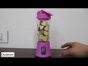 How To Use Qualimate Portable Electric USB Juicer