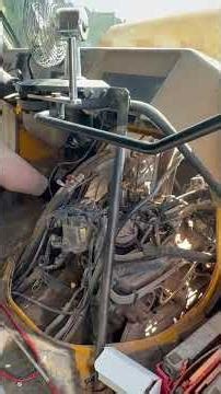 pov mechanic video of the bus starting