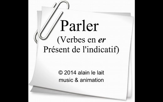 法语动词变位 parler