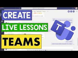 How to Create Live Lessons in Microsoft Teams | Office 365 #2