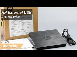 UNBOXING HP External USB DVDRW Drive #hp #dvd