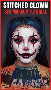 Step-by-Step Sewn Face SFX Tutorial – Creepy and Realistic