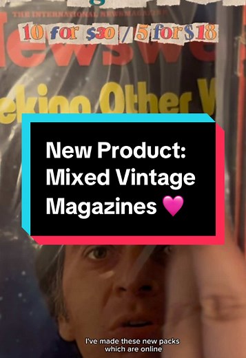 Looking for new magazines to #collage with? I have these awesome new packs available for purchase on the website. #collageart #collageartist #vintagemagazine #artproduct