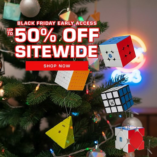 🚨Black Friday Early Access: up to 50% off sitewide on all cubes, accessories, and speed-solving must-haves. It’s the perfect time to grab that cube you’ve been dreaming about… or a gift for your fellow cuber. | SpeedCubeShop