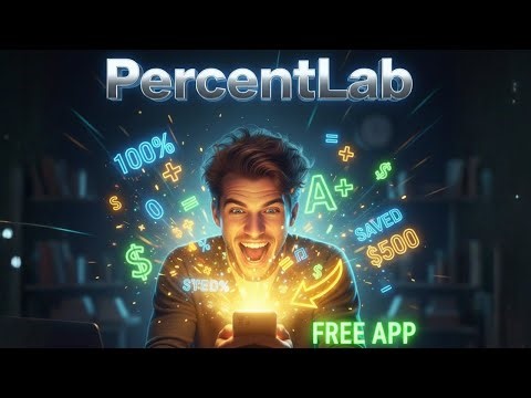 Stop Guessing Percentages! 🛑 Calculate Discounts & Grades Instantly with PercentLab
