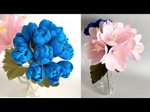 26K views · 550 reactions | Diy Crepe Paper Flowers For Home Decor | MASS Art and Craft | Facebook