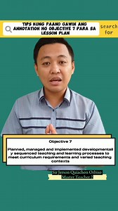 4.4K views · 198 reactions | Annotation for objective 7 sa RPMS New Guidelines 2023 para sa teachers 1 to 3 #DepEdTeachers #lessonplan #educators #EducatorsMatter #educatorsunite #rpms2023 #RPMSPPST #annotations #DemoTeaching #classroomobservationtools | Language & Literacy Research TV | Facebook