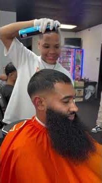 Long Beard Grooming & Sharp Lineup Tutorial 💈🔥 | #beardcare #taperfade #barber