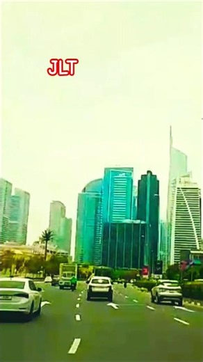 Beautiful View driving at JLT#Shortfeed #Viral #Trending #Dubai #JLT #Traveling