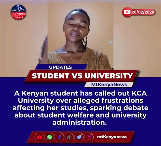 KCA University Student Raises Concerns Over Study Frustrations