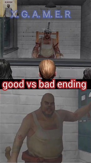 Mr meat good ending 😱 vs bad ending 😰
