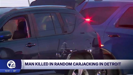 Man killed in 'vicious' and 'random' carjacking at Detroit gas station; suspect in custody