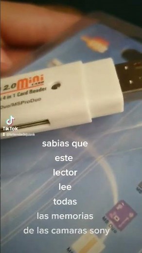 como convertir una memoria stick pro duo de camaras sony a usb #memory #videocamera #telefono