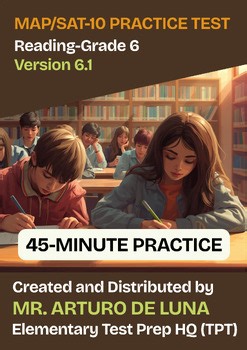 45-Minute MAP/SAT-10 Practice Test in Reading-Grade 6-V6.1