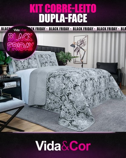 TERMINANDO todas as Colchas da BLACK FRIDAY com desconto! Clique para ver os modelos e comprar ➡️ vcor.net/h683 | Loja Vida e Cor