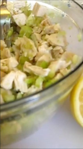 Classic CHICKEN SALAD 😋 So YUMMY 🤩 #food #cooking #delicious #chicken #salad #recipe #tutorial