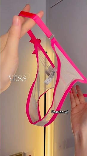 This Gorgeous Hot Pink Mesh Lingerie ✨ | Haul & Review #fashionx8