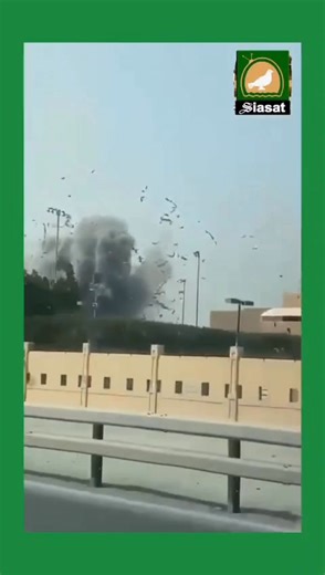 Iranian missile slammed into the U.S. Navy's 5th Fleet headquarters in 🇧🇭 Bahrain’s | Shahbaz Ahmed Khan