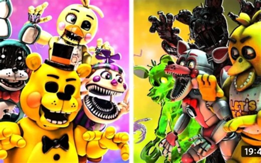 [SFM FNaF] Top 5 SCARY vs FNaF Fight Animations