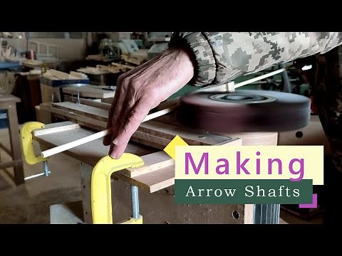 How to make wooden Arrow shafts | Full Process | DIY