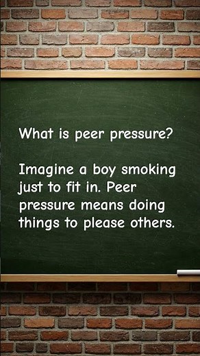 What is peer pressure?