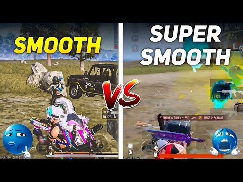 Reality of Super Smooth 🥵 SUPER SMOOTH VS SMOOTH GRAPHICS | BEST GRAPHICS SETTINGS FOR BGMI
