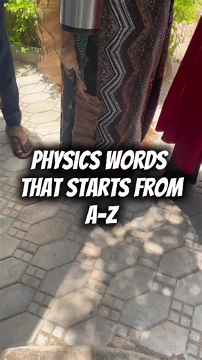 Physics Vocabulary from A to Z
