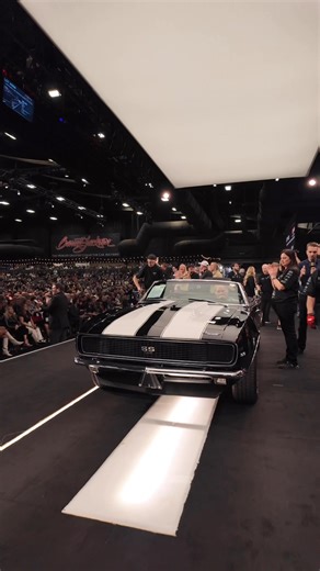 Sing it now! "I say, Hey, hey, hey!" Linda Perry was on site for the sale of her 1967 Chevrolet Camaro convertible, which rocked the block and sold at the 2026 Scottsdale Auction. | Barrett-Jackson