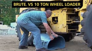 95K views · 143 reactions | The BRUTE® container has a legacy of industry-leading durability... even when we test it against a 10-ton wheel loader. Watch and see the strength of the iconic BRUTE! #RCP #BRUTE | Rubbermaid Commercial Products | Facebook