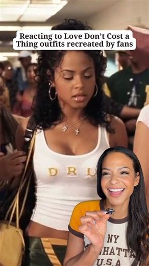 Christina Milian on Instagram: "Two decades later and you’re STILL recreating my Love Don’t Cost a Thing outfits and honestly, I’m obsessed. Watching your reactions and recreations felt like stepping back into 2003 with all of you. Thank you for the love, the creativity and for keeping these moments iconic. 💛 @nataliesszz @talliespencer @thatskarina_ jainabennett #lovedontcostathing #parismorgan"