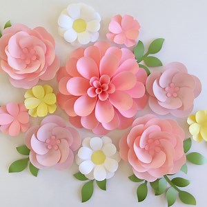 Paper Flower Backdrop DIY Kit - FancyBloom