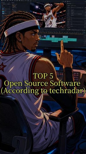 Top 5 best open source software of 2025 (according to techradar) #tech #software #top5 #shorts