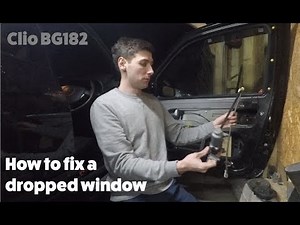 Driver side window fixed! *Snapped cable* Clio 182