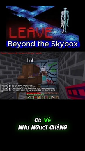 Beyond the Skybox #gaming #gameplay #horror #minecraft #mods