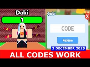 *ALL CODES* [Anime] Clicker Fighting Simulator ROBLOX | DECEMBER 2, 2025