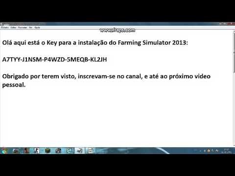 Código para instalar o Farming Simulator 2013
