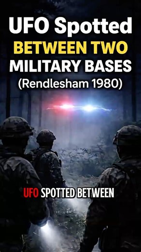 UFO Spotted Between Two Military Bases (Rendlesham 1980)