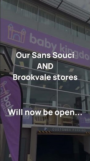 Baby Kingdom Brookvale and Sans Souci Now Open 7 Days