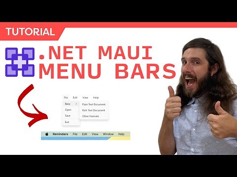 Create a .NET MAUI Menu Bar on Windows and Mac with Ease
