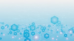 Futuristic hexagon mesh innovation progress in digital hexagonal wall moving waves presentations | Premium Stock Video Footage