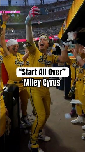 “Start All Over” Miley Cyrus Walk-Up ‪@jacksonolson_‬ #shortsfeed#mileycyrus#hannahmotanha#disney