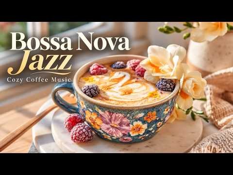 Smooth Bossa Nova Jazz | Relaxing Brazilian Jazz Music For A Cozy Coffee Morning Time