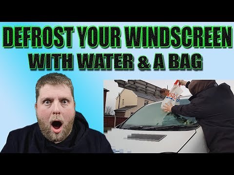 Defrost Your Windscreen With This DE-ICER Trick | I can't believe it works