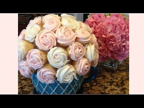 How To Make A Cupcake Flower Bouquet