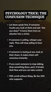 17K views · 140 reactions | PSYCHOLOGY TRICK: THE CONFUSION TECHNIQUE | Mesmerizing Words | Facebook